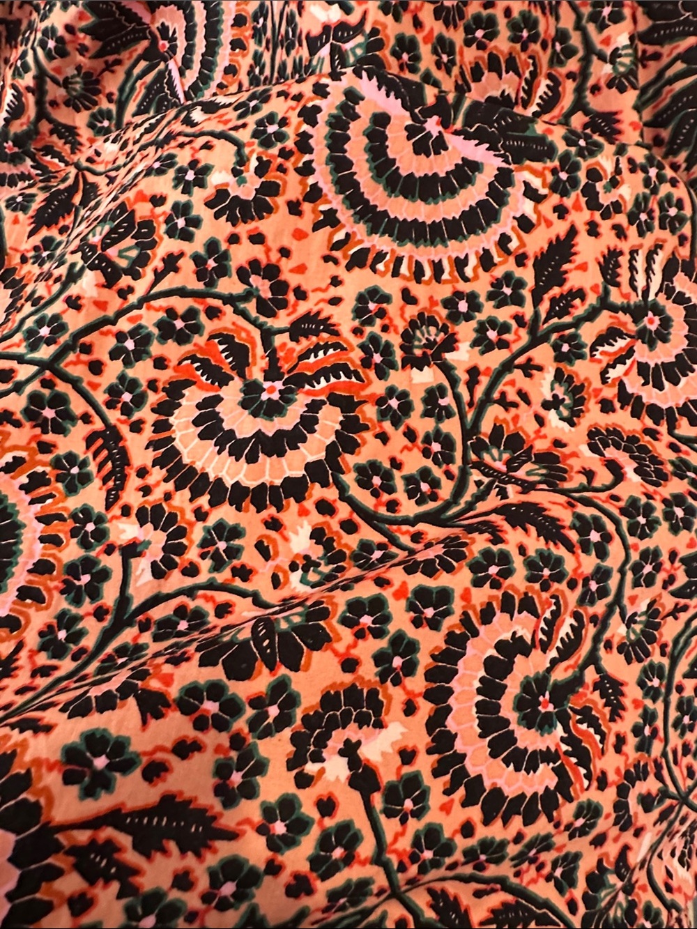 A.L.C. Red Paisley Midi Dress - Picture 11 of 14
